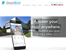 Tablet Screenshot of doorbird.com